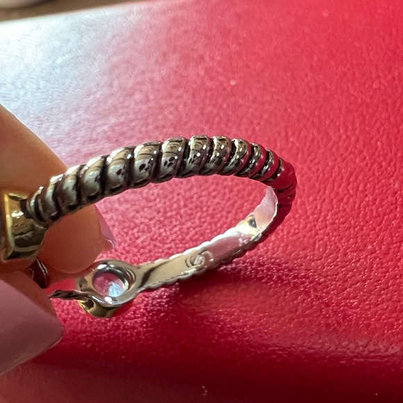 SAVVY CIE JEWELS Two-Tone Sterling
Silver Multicolor CZ - Picture 7 of 12